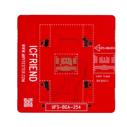ICFRIEND UFS 254 SOCKET_PCB