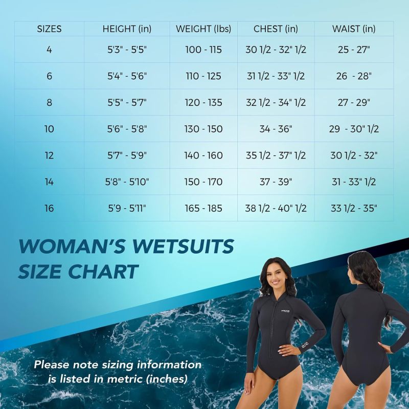 MWTA Wetsuit Women Shorty 2.0mm Neoprene Front Zipper for UV Protection Surfing Diving Snorkeling Kayaking