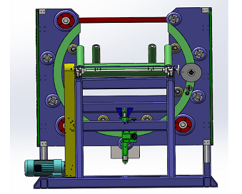 metal coil packing machine