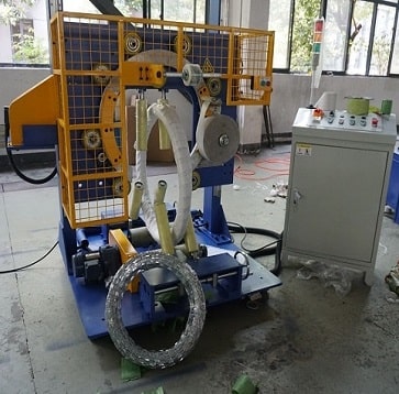 small wire coil wrapping packing machine