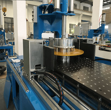 cable coiling machine and strapping packing