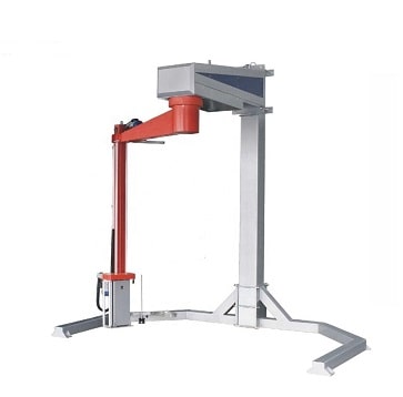 rotary arm skid stretch wrapping machine