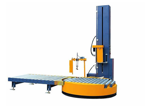 conveyorized pallet packer 