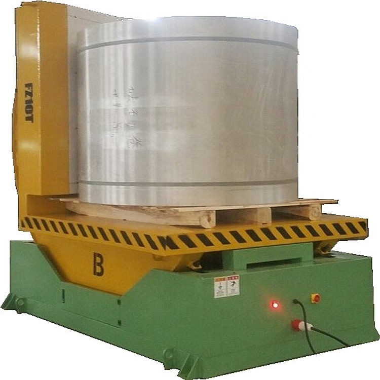 steel coil roll 90 degree flipping and turning machine