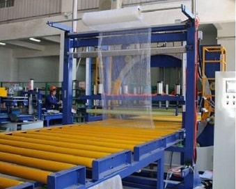 bubble film orbital wrapping machine