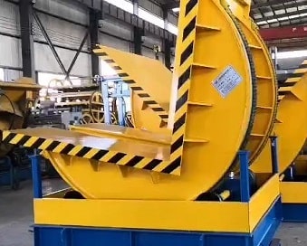 customized coil and reel turnover machine for upending and rotating steel coils
