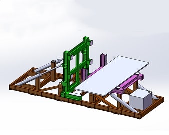 pre-slab 180 degree turnover machine