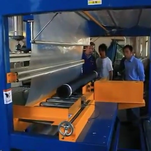 Carpet roll shrink wrapping machine SW-CP1800