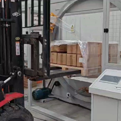 What is a Horizontal orbital Pallet stretch wrapping machine?