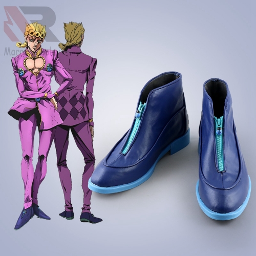 JoJo's Bizarre Adventure Giorno Giovanna Shoes Men's Cosplay Halloween Customized