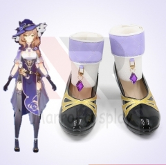 Genshin Impact Lisa Cosplay Shoes Women Shoes High Heel