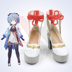 Genshin Impact Ganyu Cosplay Shoes Women Shoes High Heel