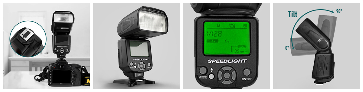 Camera Flash Speedlite Kit