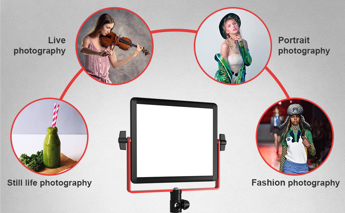 LED Panel Light for Studio Photography Video Shooting