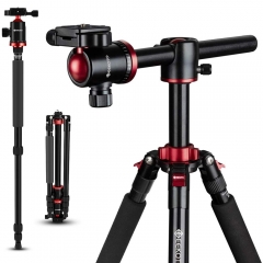 Geekoto X25 75 inch Aluminum Alloy Horizontal Camera Tripod & Monopod for DSLR Camera Multi-angle Photography