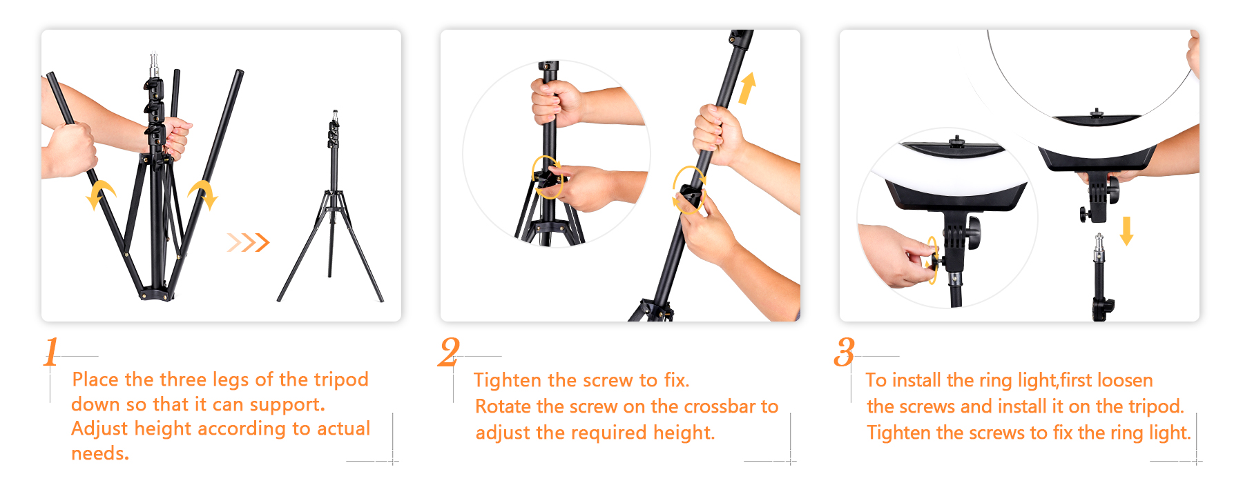 Hpusn HR-18 Ring Light Setup Tutorial