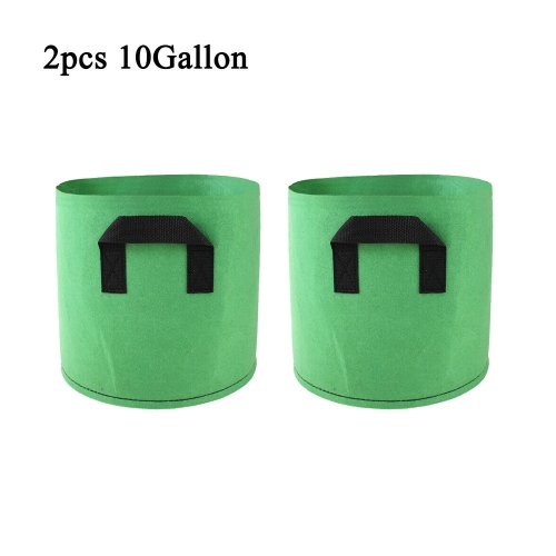 Garden  Plant Planter Fabric Bags 10 Gallon Grow bag super Aeration/Breathable Green color