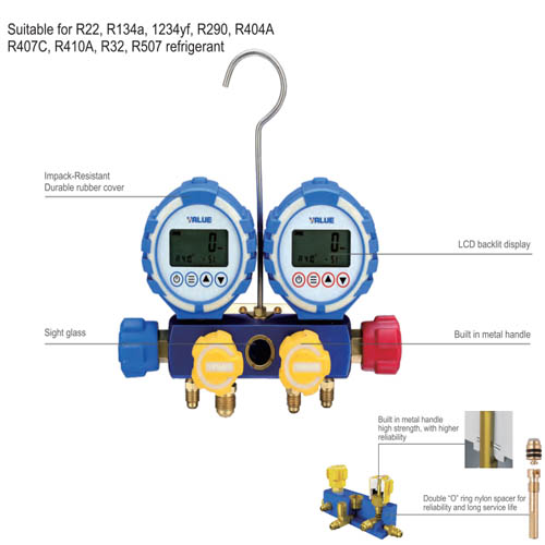 Digital Manifold & Single Gauge
