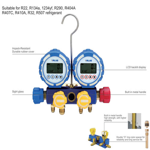 Digital Manifold & Single Gauge