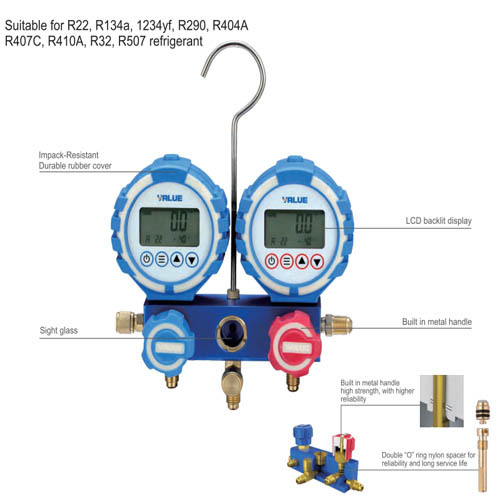Digital Manifold & Single Gauge