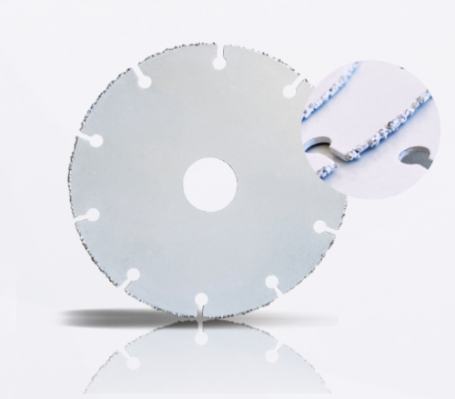 CARBIDE GRIT MULTI-MATERIAL BLADE