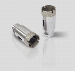 Brazed diamond uniformly distributed drill bit