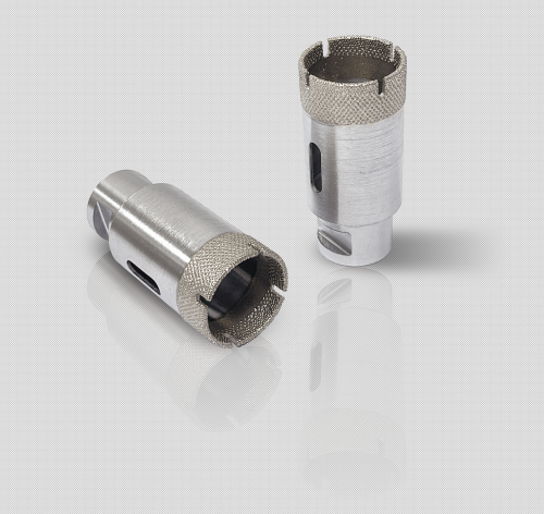 Brazed diamond uniformly distributed drill bit