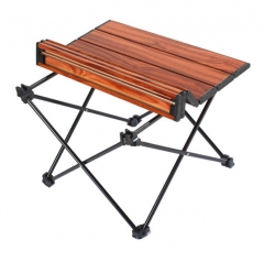 Wood Grain Outdoor Small Folding Camping Table