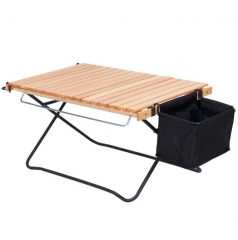 Wood Roll Up Outdoor Camping Table