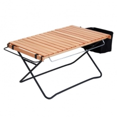 Wood Roll Up Outdoor Camping Table