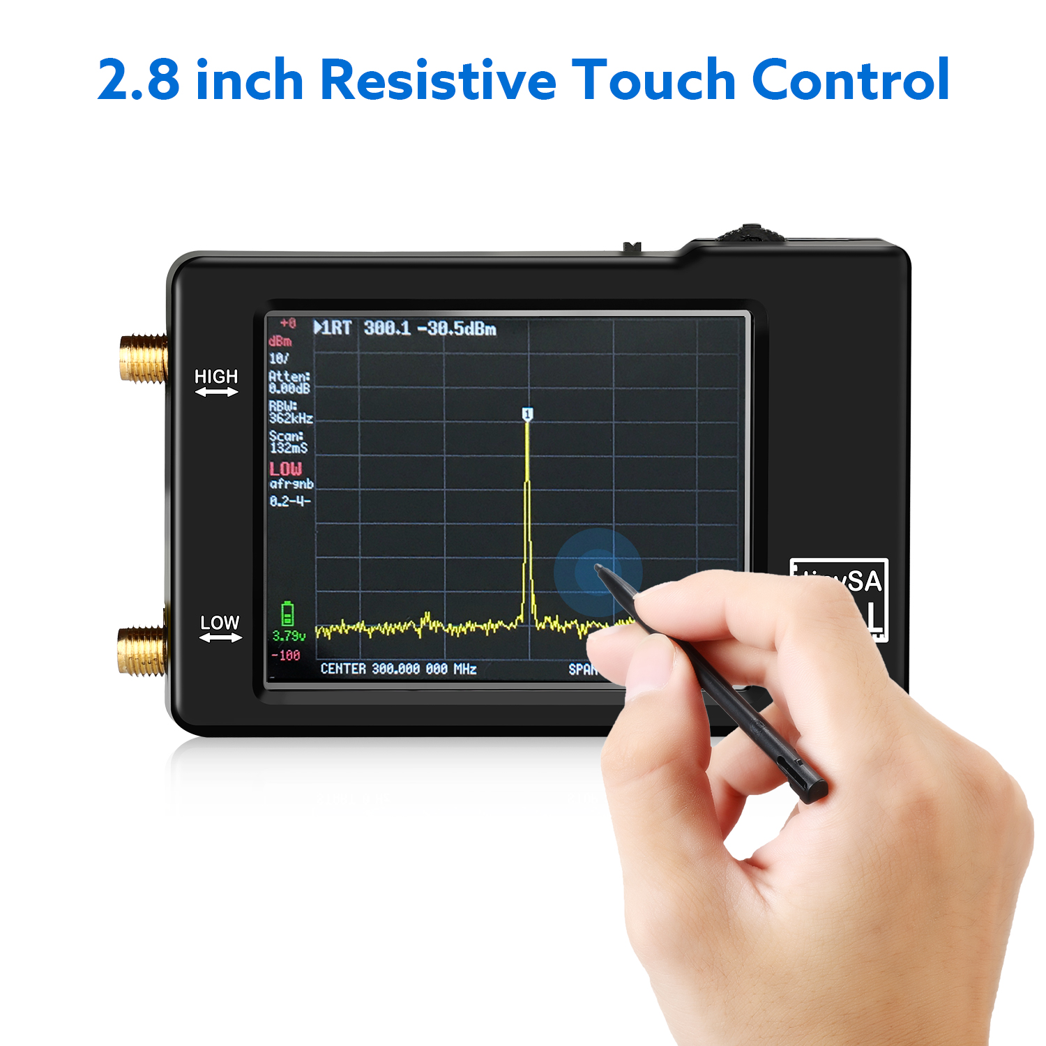 Details about   2.8" touch Handheld spectrum analyzer Tinysa screen display with battery New 