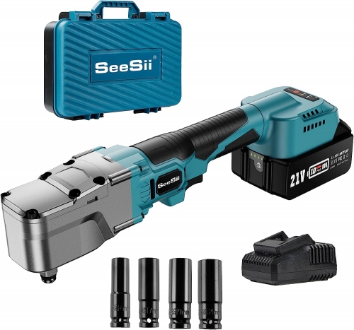 Seesii Cordless Impact Wrench, 1180Ft-lbs(1600N.m) Electric Impact