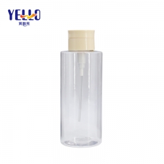 Durable Plastic Cosmetic Makeup Remover Container 500ml , Nail Polish Remover Pump Bottle