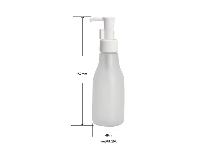 Frosted Plastic PET Fancy Lotion Bottle