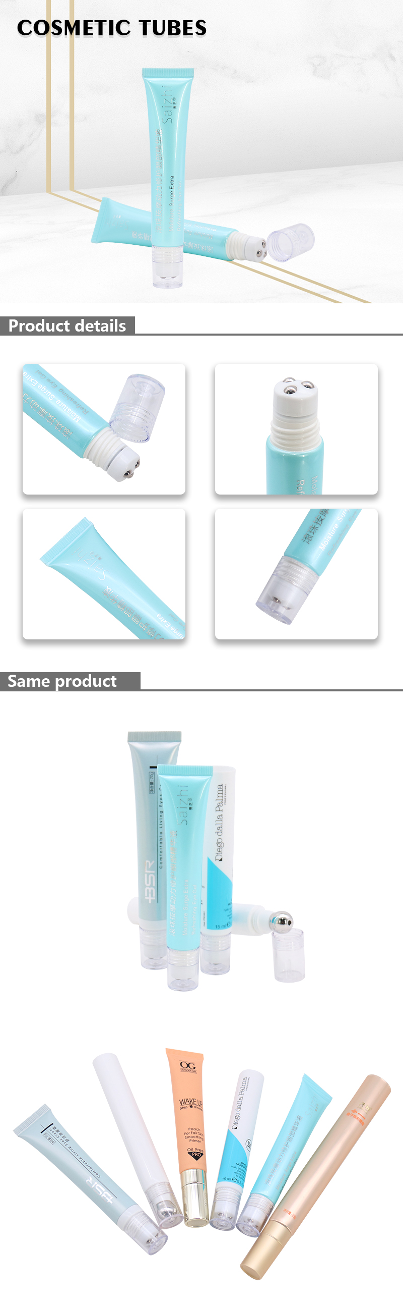 Roller Ball Cream Tube