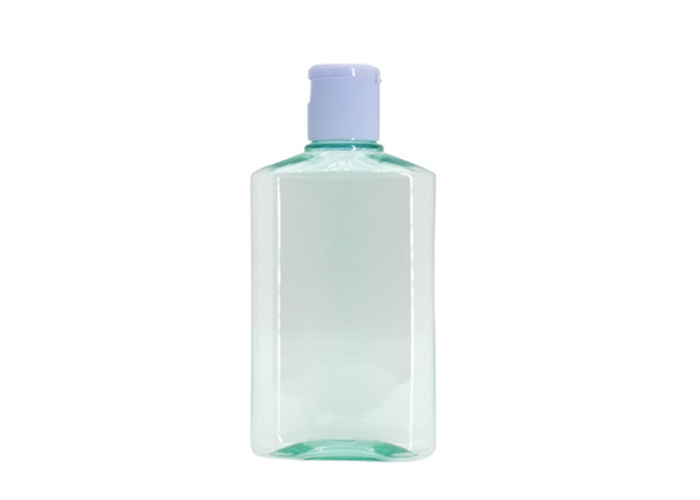 blue lotion bottle