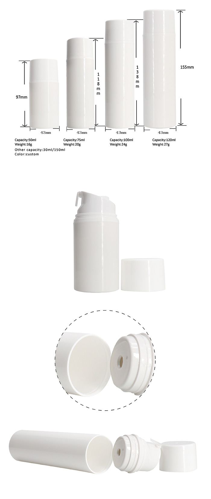 PP Airless Bottle