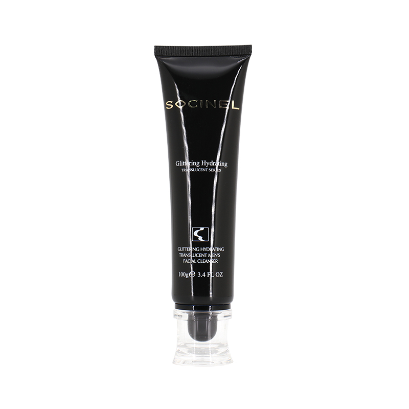 black cosmetic tube