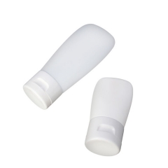 White PE Plastic Plastic Cosmetic Container Offset Printing Surface 30 / 60Ml