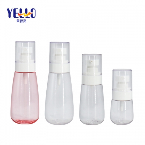 Clear PETG Refillable Cosmetic Bottles , Fine Mist Spray Bottle Custom Color