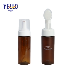 White Foaming Soap Bottle 100ml 150ml For Cosmetic Packaging Cylinder Shape