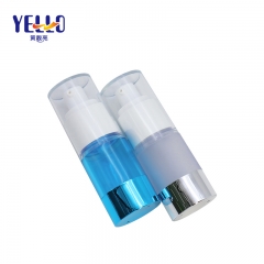 Blue Airless Makeup Pump Bottle , Fancy Cosmetic Bottles PCTG Material