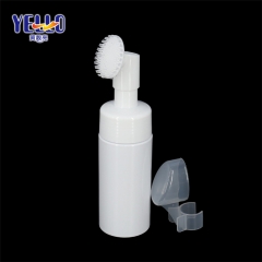 PET Plastic Empty Foam Bottles 100ml With Foaming Pump Round Shape