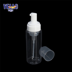 Clear Plastic Foam Pump Dispenser Bottle For Cosmetic Reusable Material