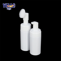 PET Plastic Empty Foam Bottles 100ml With Foaming Pump Round Shape