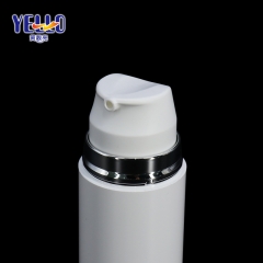 Eco Friendly Airless Cosmetic Bottles Pure White Label Printing 30 / 50 / 100Ml