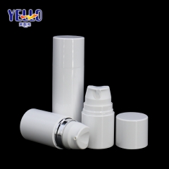 Eco Friendly Airless Cosmetic Bottles Pure White Label Printing 30 / 50 / 100Ml