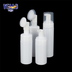 Fancy Empty Foam Pump Bottles With Brush For Personal Care Cylinder Shape