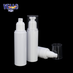 Hot Stamping Airless Cosmetic Bottles PET Material 41MM Diameter 38g