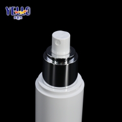 White Plastic Airless Cosmetic Bottle 50ml For Skincare Packaging